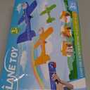 Fuwidvia 3 Pack Airplane Launcher Toys, 13.2'' LED Foam Glider Plane Toy for Boys, 2 Flight Modes Outdoor Flying Toys Birthday Gifts for Boys Girls 4 5 6 7 8 9 10 11 12 Year Old (Blue&Green&Orange)