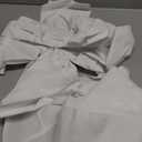 Hungdao Extra Large Christmas Tree Topper Bows 70.9 x 19.7 Inch Giant Oversized Huge Christmas Velvet Decorative Bows with Long Streamers for Tree Front Door Patio Outdoor Decor(Classic,White)