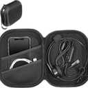 GETGEAR Headset Case Compatible with Jabra Biz 1500, Evolve 65/40 UC, Plantronics Voyager 104, Blackwire C5220/C3220/C225, Mpow Pro/M5/M5 Pro/HC5/V5.0, TaoTronics, YAMAYN Wireless Headsets.