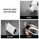 2 x 3M Small Hole Repair High Strength, All in One Applicator Tool, 2-Pack, Quick and Easy Repair for Nicks and Nail Holes, Includes Putty Knife, Spackle, and Sanding Pad For Wall Repairs (SHR-AIO-2-SIOC)