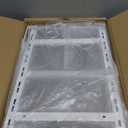 Bunoxea 6-Tier Over The Door Pantry Organizer,Hanging Spice Rack,Over Door Adjustable Basket with Handle,Pantry Organization And Storage, Laundry Room,Bathroom,Large Capacity,D5.3xW15.7xH60.9in (White)