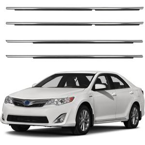 ECCPP Weather Stripping Window Trim fit for 2007-2011 for Toyota for Camry