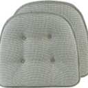 Non-Slip Chair Cushions, Assembled in USA, U-Shaped Skid-Proof Seat Pads for Dining Room, Kitchen, Office, 15"x16", 2 Pack