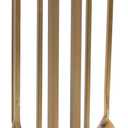 Pilgrim Home and Hearth 18086 Sinclair Fireplace Tool Set, Burnished Brass, 20 Pounds