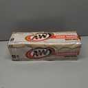 A&W Zero Sugar Root Beer Soda, 12 fl oz cans, 12 count