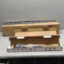 Gisafai 2 Pcs Extendable Suction Cup Towel Bar for Bathroom 20-32 Inches Towel Rack Shower Hanger Rod with Stickers Adjustable Long Holder for Glass Shower Door Wall Bath Kitchen(Matte Black)