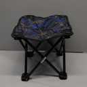 Folding Camping Stool Portable Chair Mini Foldable Stool for Adults Fishing Hiking Gardening and Beach with Carry Bag(Camouflage)