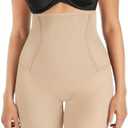 Maidenform womens Shapewear High-waist Thigh Slimmer, Tummy Control Thigh Slimmer, Firm Control Shapewear for Women, Large