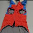 Dog Winter Coat with Hood, Fleece Lined Waterproof Dog Jacket, Warm Snowsuit for Large Dog, XL