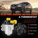 11517632426 Electric Water Pump & 11537601158 Thermostat Compatible with BMW 135i 135is 335i 335is 335i xDrive X1 X5 X6 3.0L L6 N55 Engine Replace#11517563659 11517588885 11519455978
