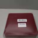 Jewelry Set Velvet Box Necklace Earring Ring Necklace Bracelet Gift Display Case Wedding Jewelry Storage Holder (Wine Red for Long Pearl Chain)