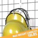 Gridwall Utility Notch Hooks, White, 24PC, Picture Hanger, Accessories