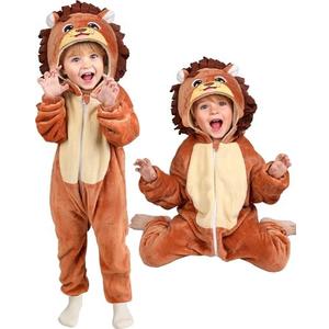 Toddler Baby Animal Costume Kids Toddler Dinosaur Lion Halloween Costume with Tail, Soft Dress Up for Baby Boys Girls 12M-18M