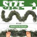 Nosiny 2 Pcs 4 Feet Ghillie Rifle Wrap for Sniper Camouflage Ghillie Netting Camo Rifle Cover Wrap for Forest Hunting Airsoft, Woodland