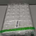 HITSLAM Shower Bathtub Mat Non Slip, 24"x 24" Bath Mat for Tub, Soft PVC Shower Mats for Inside Shower with Suction Cups and Center Drain Hole, Machine Washable Bathroom Floor Mat, Clear