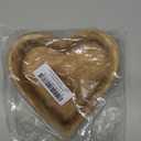 Heart Shaped, Brown 7.25 x 1.5 Inches Wood Decorative Display Tray