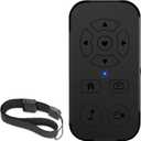 Remote Control for TikTok, Page Turner for Kindle App, Wireless Scrolling Camera Video Recording Remote for TIK Tok, iPhone, iPad, iOS, Android (Black-TK)