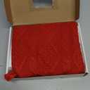 Senneny Christmas Stockings with Initials, 20 Large Embroidered Monogram Knitted Stockings for Family, Kids, Xmas Holiday Party Gifts & Decoration for Fireplace, Letter D