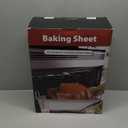 Stainless Steel Roasting Pan, 17*13 Inch Turkey Roaster with Rack - Deep Broiling Pan & V-shaped Rack & Flat Rack, Non-toxic & Heavy Duty, Great for Thanksgiving Christmas Roast Chicken Meat Lasagna