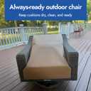 Retractable Outdoor Cushion Cover, Furniture Protection, Waterproof, UVResistant, Dustproof, and Secure Protector for Patio Chairs and Loungers, 29" Chair Model