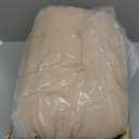 RACE LEAF 4 Pack 19x19 Inch Patio Chair Cushions, Thickened Seat Cushions Waterproof Stain Resistant with Non-Slip Ties (Khaki)