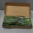 20Pcs Artificial Plants Outdoor Fake Plants Flowers UV Resistant Plastic Bushes Leaves Realistic Faux Greenery Grass Stems for Outside Front Porch Planters Garden Window Box Patio Decor