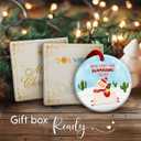 5 x Llama Christmas Ornament - Never Forget How Llamazing You are Ornaments - Funny Motivational Gift for Women, Girls, Friends  Merry Xmas Tree Decoration, Ideas