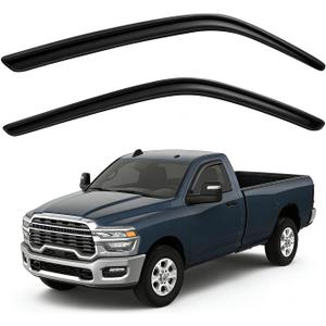 Rain Guards Compatible with 2009-2026 Ram 1500/2500/3500 Standard Cab