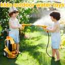 Kids Clean Car Wash Toy, Kids Power Washer, Toddler Cleaning Set Pretend Play Tools Role Playing Cleaning STEM Outdoor Toys Gift for Toddler Boys Girls Ages 3 4 5