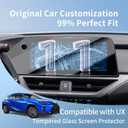 Anti-Scratch New for 2026 Lexus UX 300h F Sport 12.3 Inch Screen Protector for 2023 2024 2025 Lexus UX300h Hybrid Navigation Display Tempered Glass HD 9H for 2026 Lexus UX 300h Accessories
