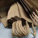Brown Kraft Paper Bags with Handles Bulk, 5.9"x3.2"x8.3" 100Pcs Paper Gift Bags with Handles Bulk, Paper Shopping Bags, Kraft Bags