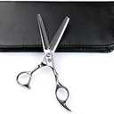 Purple Dragon Professional 6.0 inch Double teeth Barber Hair Thinning Scissor/Shear Set- Perfect for Hair Stylist or Home Use