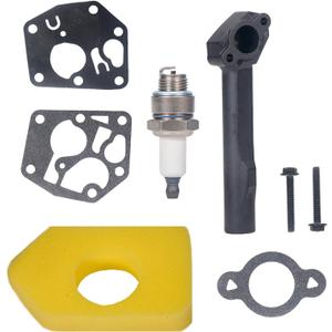 699644 Intake Manifold Replacement Part with 698369 3.5 HP Air Filter for 795469 795469 794147 498809 497619 795475 790206 790218 699660 794161 498811 Lawn Mower