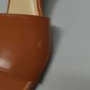 PIZZ ANNU Women's Square Open Toe Heels Sandals Low Block Chunky Heeled Sandal Slip on Mules Comfortable Casual Dress Pumps Shoes (8.5, Toffee)