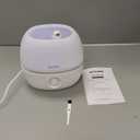 BOXING 3L Cool Mist Humidifier, Ultra Quiet 20dB for Bedroom, Baby & Office, Top Fill Air Humidifier for Home Office & Indoor Plants, 30H Runtime, Essential Oil Tray, Night Light, BPA-Free, WhiteAmazon's Choice