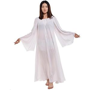 BLESSUME Medieval Wedding Dress Renaissance Pirate Faire Celtic Chemise Under Dress, Medium