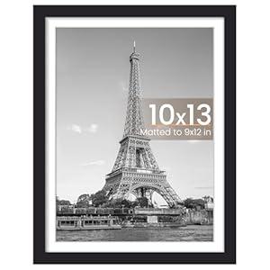 upsimples 19.7x27.6 Puzzle Frame, Display 18x24in with Mat or 50x70cm Without, Wall Hanging 1000 Pieces Puzzles Frames, Black, 1 Pack