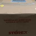 Storex Premium File Storage Box on Wheels, Black/Grey (61507A01C)