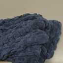 Kevin Textile Throw Pillow Covers Soft Corduroy Decorative Set of 2 Boho Striped Pillow Covers Pillowcases Farmhouse Home Decor for Couch Bed Sofa Living Room 18x18 Inch Blue