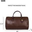Tote&Carry Apollo 2 Duffle Bag for Travel Women & Men, TSA Approved Carry On Duffel Bag, Premium Vegan Leather w/Gold Hardware, Durable Weekender Luggage for Gym, Sports, Overnight & All-Purpose Use, XL
