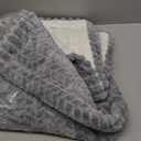 Sofa Cover Fuzzy Couch Cover for Pet, Couch Covers for Dogs Washable Non-Slip Sofa Slipcover Cushion Protector Pets Friendly Mat Bed (27.6" x 82.7", Light Gray)