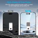 Fotbor [3+3 Pack Privacy Screen Protector for iPhone 16 Pro Max, 26 Anti-Spy & Blue Light Filter Tempered Glass with 3 Camera Lens Protectors, 3X Reinforced, Easy Alignment