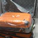 Rockland London Hardside Expandable Luggage with Spinner Wheels, Orange, 28-24-20-Inch