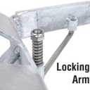 Seachoice Hot-Dipped Galvanized Steel Fold-and-Hold Anchor