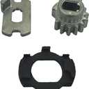 Key Cylinder Gear, Steering Column Ignition Switch Lock Actuator Cylinder Gear Fits For Ford Mercury Lincoln Mazda, Replaces F3TZ-3E717-A, F2DZ-3E700-A, F2DZ-3C610-A