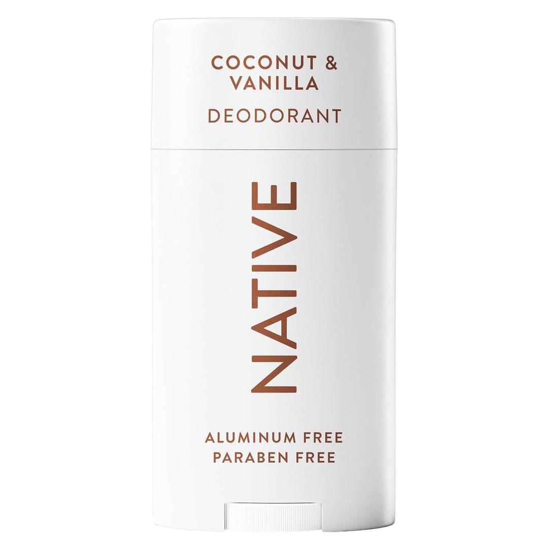Native Deodorant Contains Naturally Derived Ingredients, 72 Hour Odor Control | Deodorant for Women and Men, Aluminum Free with Baking Soda, Coconut Oil and Shea Butter | Coconut & Vanilla