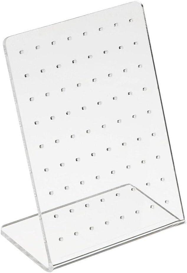Earrings Stand Display, 72 Holes Acrylic Earring Holder Organizer, Ear Studs Jewelry Storage Display, Rack Showcase Earrings Display, Stand Earring Storage
