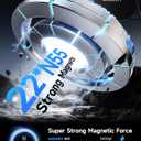 ANDERY Car Phone Holder for MagSafe [360 Adjustable Memory Alloy Arm | 2400gf Strongest Magnetic Power] Bendable Car Mount, Phone Holders for Your Car for iPhone and All Smartphones, Carbon Fiber