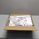 TUTOTAK 2 Tier Printer Stand, Rolling Printer Cart with Power Outlets and USB Ports, Mobile Printer Table with Wheels, for Under Desk, Office, Home, White PS01BW001 (2 tier(15.7 x 11.8 x 15.4inchs))