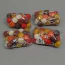 WILLBOND 3 Pieces Wool Felt Rainbow Ball Garland Colorful Pom Pom 6.5 ft Long 24 Ball Garland for Easter Mardi Gras Classroom Halloween Thanksgiving Xmas (Assorted Colors)